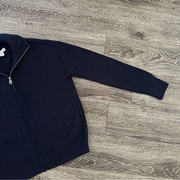 Athleta Escapade Mock Neck Bomber Sweater Jacket - Picture 4 of 9